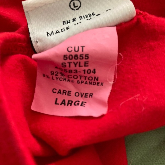 NWT halter red workout top  excellent condition - Picture 5 of 5